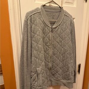 Calvin Klein Gray Quilted Jacket